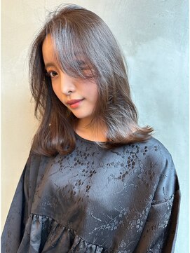 ロゼ 甲子園口(Rose) 【ROSE】フレンチセピアアッシュ＿顔まわりレイヤー＿ボブ