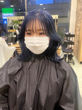 ゼスト 吉祥寺店(ZEST) 【韓国ヘア】学割u24×イメチェンネイビーブルー 吉祥寺青木桜