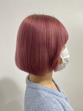 ゲーム 原宿店(GAME) ダブルカラーブルーベージュカラーケアブリーチハイトーンカラー