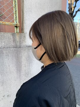 リー 甲子園(Lee) ミニボブ × ベージュ