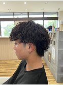 メンズツイストパーマスパイラルパーマフェード[千葉]