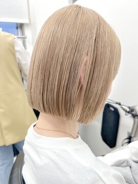 ヒビヲ(HIBIO) ミルクティーベージュハイトーンカラーケアブリーチダブルカラー