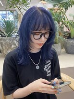 パークレーン アイス イヴェン(park lane ICI yeven)&nbsp;ブルーカラー♪周りと差が出る顔まわりカット