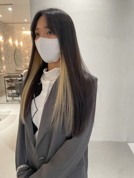 コード(Chord) インナーブロンドカラー