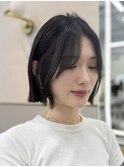 切りっぱなしボブ タッセルボブ