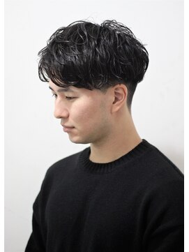 ノイセル 心斎橋(Noisyle) ニュアンスパーマ×センターパート×毛流れ