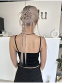 ホワイトラベンダーアレンジstyle