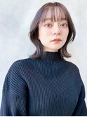 say.黒髪ボブルフネビージュ小顔ワンレンくびれミディアム暗髪