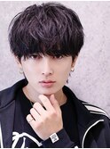 【横顔キレイに決まる】韓流ナチュラル束感マッシュウルフ