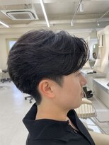 ニコ トウキョウ ヨコハマ(nico)&nbsp;センターパートニュアンスパーマメンズカット