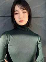 ミンクス 銀座店(MINX) 【MINX】くびれヘア+くすみベージュハイライトカラー_銀座