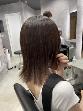 バディ 中野駅前店(BUDDY) ナチュラル外ハネボブ【中野美容室/新中野/東中野/縮毛矯正】