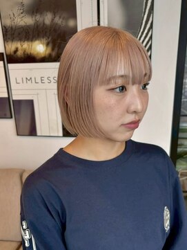 リムレス(LIMLESS) 顔周りレイヤー/ダブルカラー/髪質改善/ケアブリーチ万代新潟駅