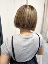 レトン 銀座(leton)&nbsp;ハイライト/ミニボブ/ショートボブ/ショートカット/アッシュ