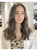 コントラストハイライトロングウェーブ