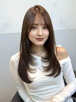 パルス ギンザ(PULSE ginza)&nbsp;ロングレイヤーワンカールシースルーバング