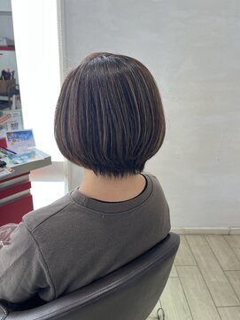 白髪ぼかしハイライト