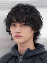 フィフス(fifth)&nbsp;原宿シャドウルーズパーマ波巻きスパイラルメンズカットマッシュ