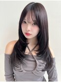 ロングハイレイヤー/韓国レイヤーヘア/似合わせカット