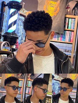 サンアンドマーリィズバーバー 駅前店(SON&MARLEY'S BAR BER) スパイキーアフロ