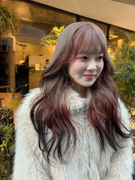 オムズ(OM's) デザインカラー/裾カラー/オレンジ