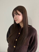 レア(Le’a)&nbsp;ミルクベージュカラー×レイヤーカット