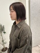 ambitious 春日部店【アンビシャス】【3月4日OPEN（予定）】&nbsp;顔まわり小顔魅せカット切りっぱなしボブ似合わせカット