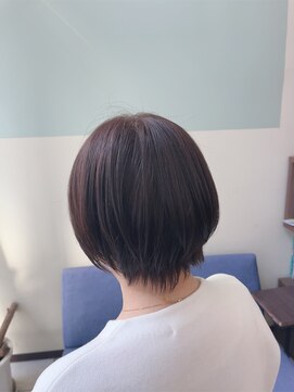 マテカ ヘアー(mateca hair) ショート×ナチュラルアッシュ