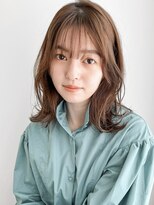 リヤン 表参道(lyann)&nbsp;イメチェンデジタルパーマピンクベージュサイドバング前髪