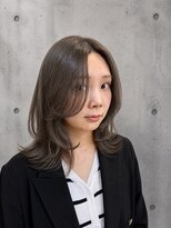 ピース バイ シータ(PEACE by CITA)&nbsp;くびれミディアムボブ×透明感グレージュ20代30代40代