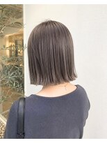 オアシス ガーデン 大宮店(Oasis GaRDEN) 切りっぱなしボブ×艶感グレージュ