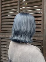シエル ヘアアンドピース(Ciel hair peace)&nbsp;ブリーチありブルー！