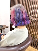 ルルズ(LULUS)&nbsp;ユニコーンカラー/京都駅ブリーチ/京都駅グラデーションカラー
