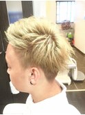 #ハイトーン#刈り上げMIX#スパイキー#HommeHair2nd