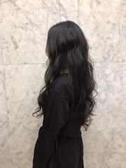 ブルーアッシュロングヘアー