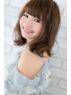 カノン(canon) 【canon 下北沢】切りっぱなしボブが大人かわいいふわミディ☆