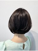 丸みやわらかボブ