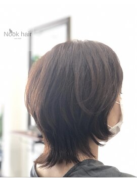 ヌックヘアー(Nook hair) 外ハネウルフ♪