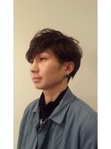 メンズスタイル 分け目なし