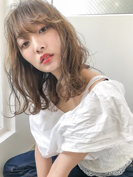 アコロン(acoron) 小顔カット×ピンクベージュ ×イルミナカラー×黒髪×新宿