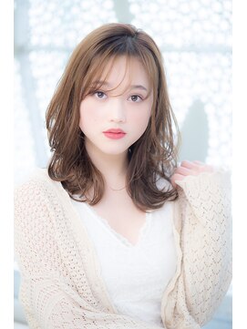 ミチオノザワヘアサロンギンザ 静岡店(Michio Nozawa HAIR SALON Ginza) スタイリング簡単！耳掛け抜け感ミディ