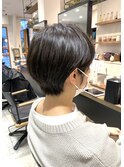 耳かけマッシュショート