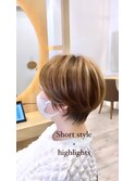 丸みショートヘア