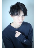 クレスト 近江八幡店(CREST) マッシュツーブロックメンズパーママッシュウルフメンズカット