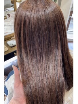 アヴァンスアンス 広島袋町店(AVANCE.ens) 髪質改善カラー×ブラウンベージュ