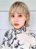 ホワイトアッシュ × レイヤースタイル