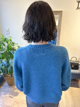 メルト 吉祥寺(melt) *高塚*切りっぱなしボブパーマくせ毛風前髪パーマ黒髪 吉祥寺