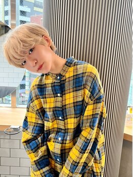 ミエルヘアーエスト 新宿店(mielhair est)の写真/【ブリーチリタッチ￥5500】しっかりハイトーン＆透明感☆[ケアブリーチ][ハイブリーチ]【新宿】