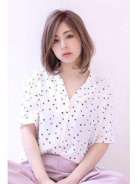 オーロ 緑地公園店(ORO) ひし形シルエットグレーベージュエギョモリエアリーミディ