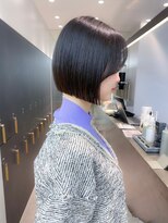 ロンドクロエ 横浜(Lond Chloe)&nbsp;前髪顔周りレイヤー+韓国ボブ/髪質改善/縮毛矯正/黒髪[横浜].